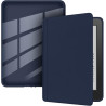 Coque de protection snap-on avec veille/réveil auto pour kindle paperblanc 10e génération 6" (sortie 2018) - fond transparent bl