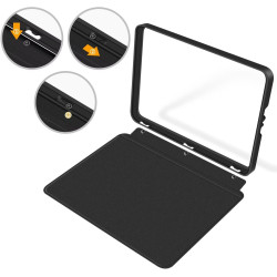 Coque de protection snap-on avec veille/réveil auto pour kindle paperblanc 10e génération 6" (sortie 2018) - fond transparent no