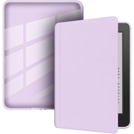 Coque de protection snap-on avec veille/réveil auto pour kindle paperblanc 10e génération 6" (sortie 2018) - fond transparent vi