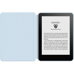 Coque de Protection Snap-on avec Veille/Réveil Auto pour Kindle 10e Génération 6" (Sortie 2019) - Fond Transparent Bleu Givré