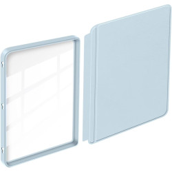 Coque de Protection Snap-on avec Veille/Réveil Auto pour Kindle 10e Génération 6" (Sortie 2019) - Fond Transparent Bleu Givré