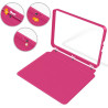 Coque de Protection Snap-on avec Veille/Réveil Auto pour Kindle 10e Génération 6" (Sortie 2019) - Fond Transparent Framboise