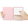 Coque de Protection Snap-on avec Veille/Réveil Auto pour Kindle 10e Génération 6" (Sortie 2019) - Fond Transparent Rose
