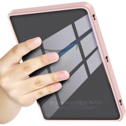 Coque de Protection Snap-on avec Veille/Réveil Auto pour Kindle 10e Génération 6" (Sortie 2019) - Fond Transparent Rose