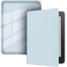 Coque de Protection Snap-on avec Veille/Réveil Auto pour Kindle 11e/12e Génération 6" (Sortie 2022/2024) - Fond Transparent Bleu