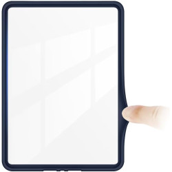 Coque de Protection Snap-on avec Veille/Réveil Auto pour Kindle 11e/12e Génération 6" (Sortie 2022/2024) - Fond Transparent Bleu