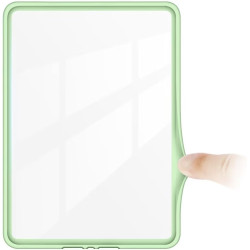 Coque de Protection Snap-on avec Veille/Réveil Auto pour Kindle 11e/12e Génération 6" (Sortie 2022/2024) - Fond Transparent Vert
