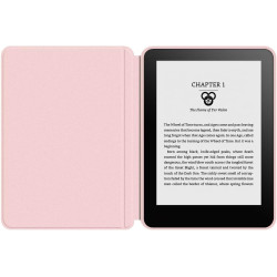 Coque de protection snap-on avec veille/réveil auto pour kindle paperblanc 11e génération 6" (sortie 2021) - fond transparent ro