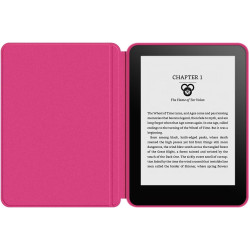 Coque de protection snap-on avec veille/réveil auto pour kindle paperblanc 12e génération 7" (sortie 2024) - fond transparent fr