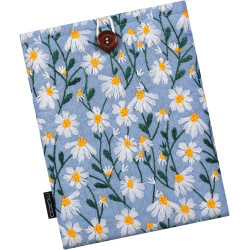 Moko 6-7" pagnière à manches rembourrées de marguerite brodées pour kindle colorsoft,kindle paperblanc 12th gen 2024, kindle 202