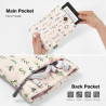 Moko 6-7" pagnière à manches rembourrées de marguerite brodées pour kindle colorsoft,kindle paperblanc 12th gen 2024, kindle 202