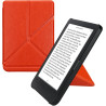 Kwmobile étui compatible avec kobo clara bw/colour coque - étui à rabat magnétique tablette ereader similicuir - orange