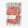 Kwmobile étui compatible avec kobo clara bw/colour coque - étui à rabat magnétique tablette ereader similicuir - orange
