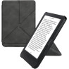 kwmobile Étui Compatible avec Kobo Clara BW/Colour Coque - Étui à Rabat magnétique Tablette eReader Similicuir - Anthracite