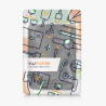 kwmobile Étui Compatible avec Kobo Clara BW/Colour Coque - Étui à Rabat magnétique Tablette eReader Similicuir - Anthracite