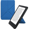 kwmobile Étui Compatible avec Kobo Clara BW/Colour Coque - Étui à Rabat magnétique Tablette eReader Similicuir - Bleu