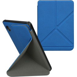 kwmobile Étui Compatible avec Kobo Clara BW/Colour Coque - Étui à Rabat magnétique Tablette eReader Similicuir - Bleu