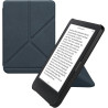 kwmobile Étui Compatible avec Kobo Clara BW/Colour Coque - Étui à Rabat magnétique Tablette eReader Similicuir - Bleu foncé
