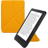 kwmobile Étui Compatible avec Kobo Clara BW/Colour Coque - Étui à Rabat magnétique Tablette eReader Similicuir - Jaune radieux