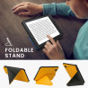 kwmobile Étui Compatible avec Kobo Clara BW/Colour Coque - Étui à Rabat magnétique Tablette eReader Similicuir - Jaune radieux