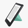kwmobile Étui Compatible avec Kobo Clara BW/Colour Coque - Étui à Rabat magnétique Tablette eReader Similicuir - Menthe glaciale