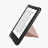 kwmobile Étui Compatible avec Kobo Clara BW/Colour Coque - Étui à Rabat magnétique Tablette eReader Similicuir - Or Rose