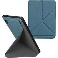 kwmobile Étui Compatible avec Kobo Clara BW/Colour Coque - Étui à Rabat magnétique Tablette eReader Similicuir - pétrole