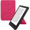 kwmobile Étui Compatible avec Kobo Clara BW/Colour Coque - Étui à Rabat magnétique Tablette eReader Similicuir - Rose Fluo