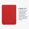 kwmobile Étui Compatible avec Kobo Clara BW/Colour Coque - Étui à Rabat magnétique Tablette eReader Similicuir - Rouge foncé