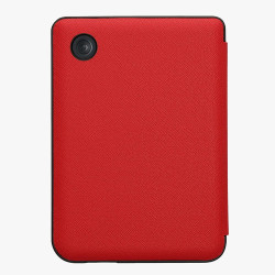 kwmobile Étui Compatible avec Kobo Clara BW/Colour Coque - Étui à Rabat magnétique Tablette eReader Similicuir - Rouge foncé
