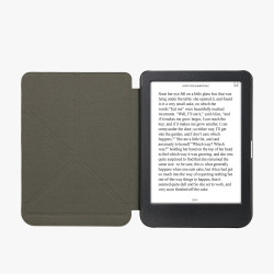 kwmobile Étui Compatible avec Kobo Clara BW/Colour Coque - Étui à Rabat magnétique Tablette eReader Similicuir - Rouge foncé