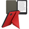 kwmobile Étui Compatible avec Kobo Clara BW/Colour Coque - Étui à Rabat magnétique Tablette eReader Similicuir - Rouge foncé
