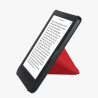 kwmobile Étui Compatible avec Kobo Clara BW/Colour Coque - Étui à Rabat magnétique Tablette eReader Similicuir - Rouge foncé