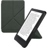 kwmobile Étui Compatible avec Kobo Clara BW/Colour Coque - Étui à Rabat magnétique Tablette eReader Similicuir - Vert foncé