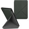 kwmobile Étui Compatible avec Kobo Clara BW/Colour Coque - Étui à Rabat magnétique Tablette eReader Similicuir - Vert foncé