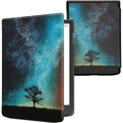 kwmobile Étui Compatible avec Pocketbook InkPad 4 / Color 3 / Color 2 Coque - Étui à Rabat magnétique Tablette eReader Similicui