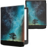kwmobile Étui Compatible avec Pocketbook InkPad 4 / Color 3 / Color 2 Coque - Étui à Rabat magnétique Tablette eReader Similicui