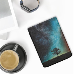 kwmobile Étui Compatible avec Pocketbook InkPad 4 / Color 3 / Color 2 Coque - Étui à Rabat magnétique Tablette eReader Similicui