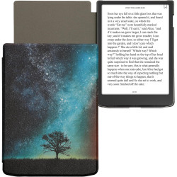 kwmobile Étui Compatible avec Pocketbook InkPad 4 / Color 3 / Color 2 Coque - Étui à Rabat magnétique Tablette eReader Similicui