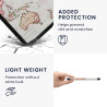 kwmobile Étui Compatible avec Pocketbook InkPad 4 / Color 3 / Color 2 Coque - Étui à Rabat magnétique Tablette eReader Similicui