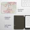 kwmobile Étui Compatible avec Pocketbook InkPad 4 / Color 3 / Color 2 Coque - Étui à Rabat magnétique Tablette eReader Similicui