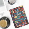 kwmobile Étui Compatible avec Pocketbook InkPad 4 / Color 3 / Color 2 Coque - Étui à Rabat magnétique Tablette eReader Similicui