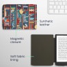 kwmobile Étui Compatible avec Pocketbook InkPad 4 / Color 3 / Color 2 Coque - Étui à Rabat magnétique Tablette eReader Similicui