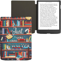kwmobile Étui Compatible avec Pocketbook InkPad 4 / Color 3 / Color 2 Coque - Étui à Rabat magnétique Tablette eReader Similicui