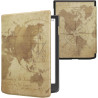 kwmobile Étui Compatible avec Pocketbook InkPad 4 / Color 3 / Color 2 Coque - Étui à Rabat magnétique Tablette eReader Similicui