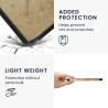 kwmobile Étui Compatible avec Pocketbook InkPad 4 / Color 3 / Color 2 Coque - Étui à Rabat magnétique Tablette eReader Similicui