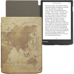kwmobile Étui Compatible avec Pocketbook InkPad 4 / Color 3 / Color 2 Coque - Étui à Rabat magnétique Tablette eReader Similicui