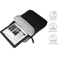 Mygadget pochette nylon pour tablette jusqu'à 6,8 pouces - protection pour 18 x 13,5 cm - ex. kindle paperblanc 11e génération -