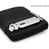 Mygadget pochette nylon pour tablette jusqu'à 6,8 pouces - protection pour 18 x 13,5 cm - ex. kindle paperblanc 11e génération -