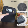 Mygadget pochette nylon pour tablette jusqu'à 6,8 pouces - protection pour 18 x 13,5 cm - ex. kindle paperblanc 11e génération -